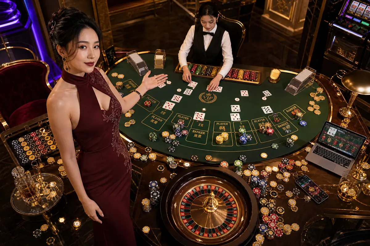 pkpk55 Live Baccarat ကာစီနိုစားပွဲ